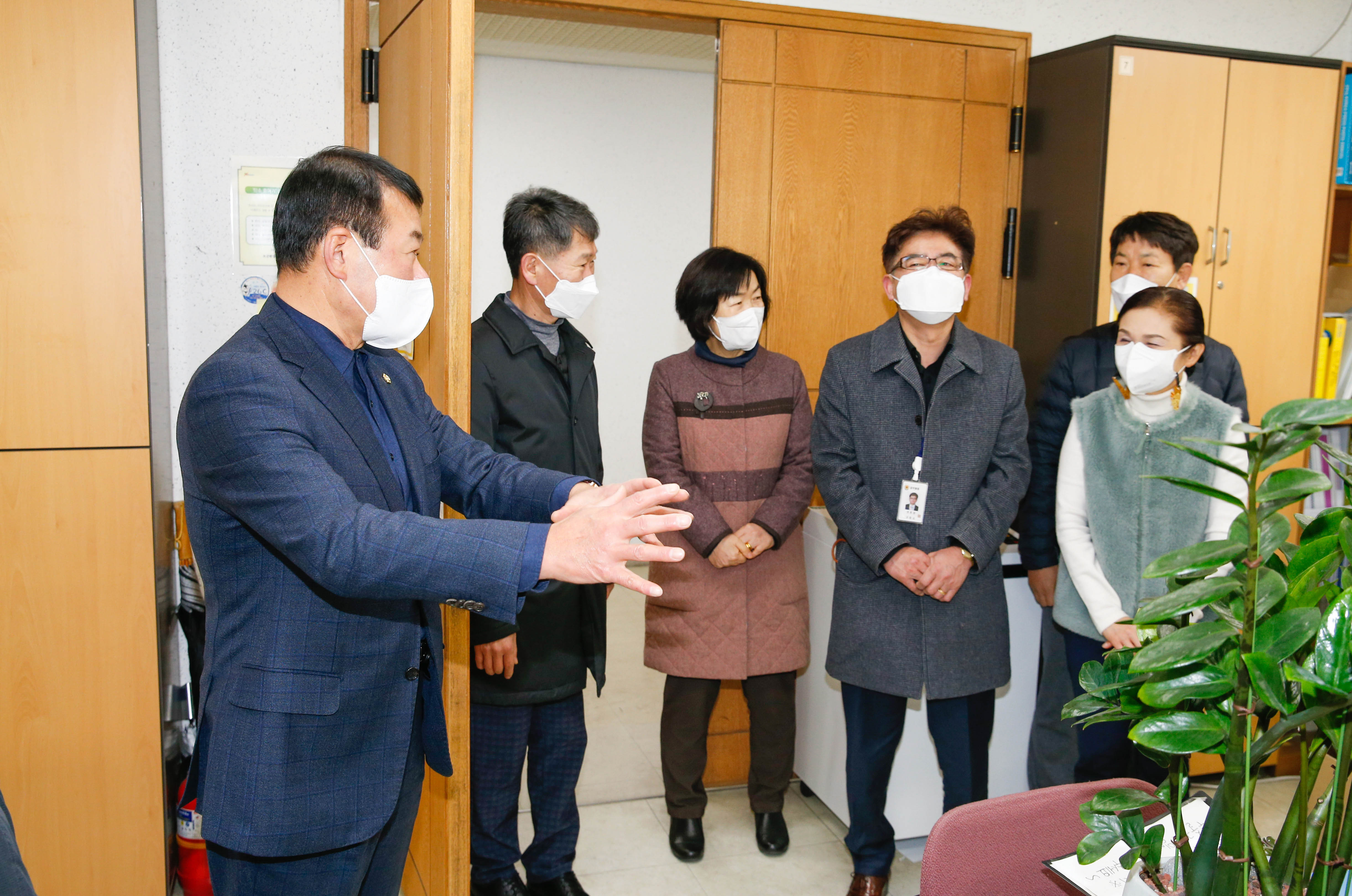 구미시의회 설 연휴 맞아 유관기관 방문 격려
