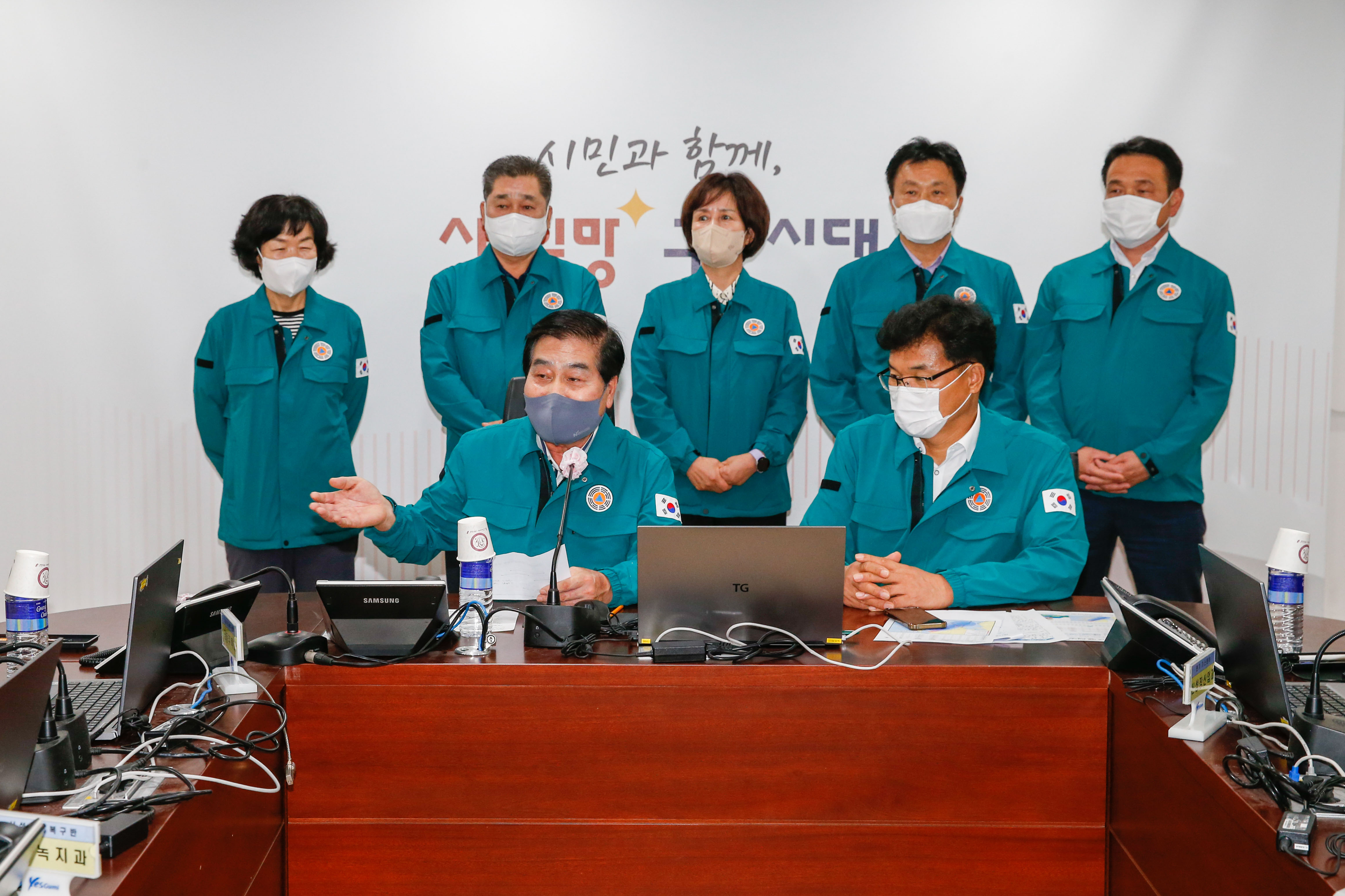 구미시의회, 태풍 대비 재난안전대책본부 긴급 방문