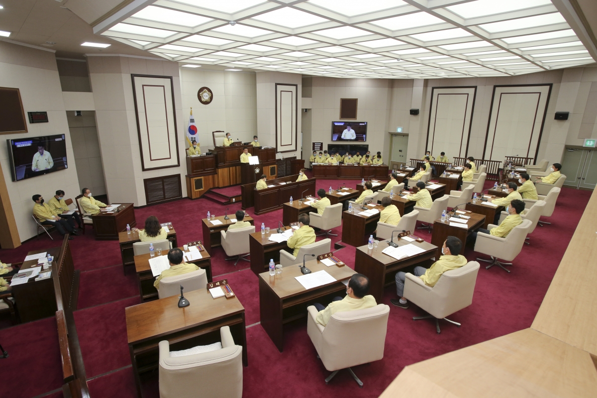 20200421-019[AP7U2226-제238회 임시회 제1차 본회의시 장세구 의원 5분 자유발언.jpg