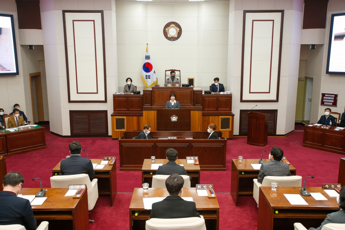 20230110-011[_P7U8605-제264회 임시회 제1차 본회의시 장미경 의원 5분 자유발언.JPG