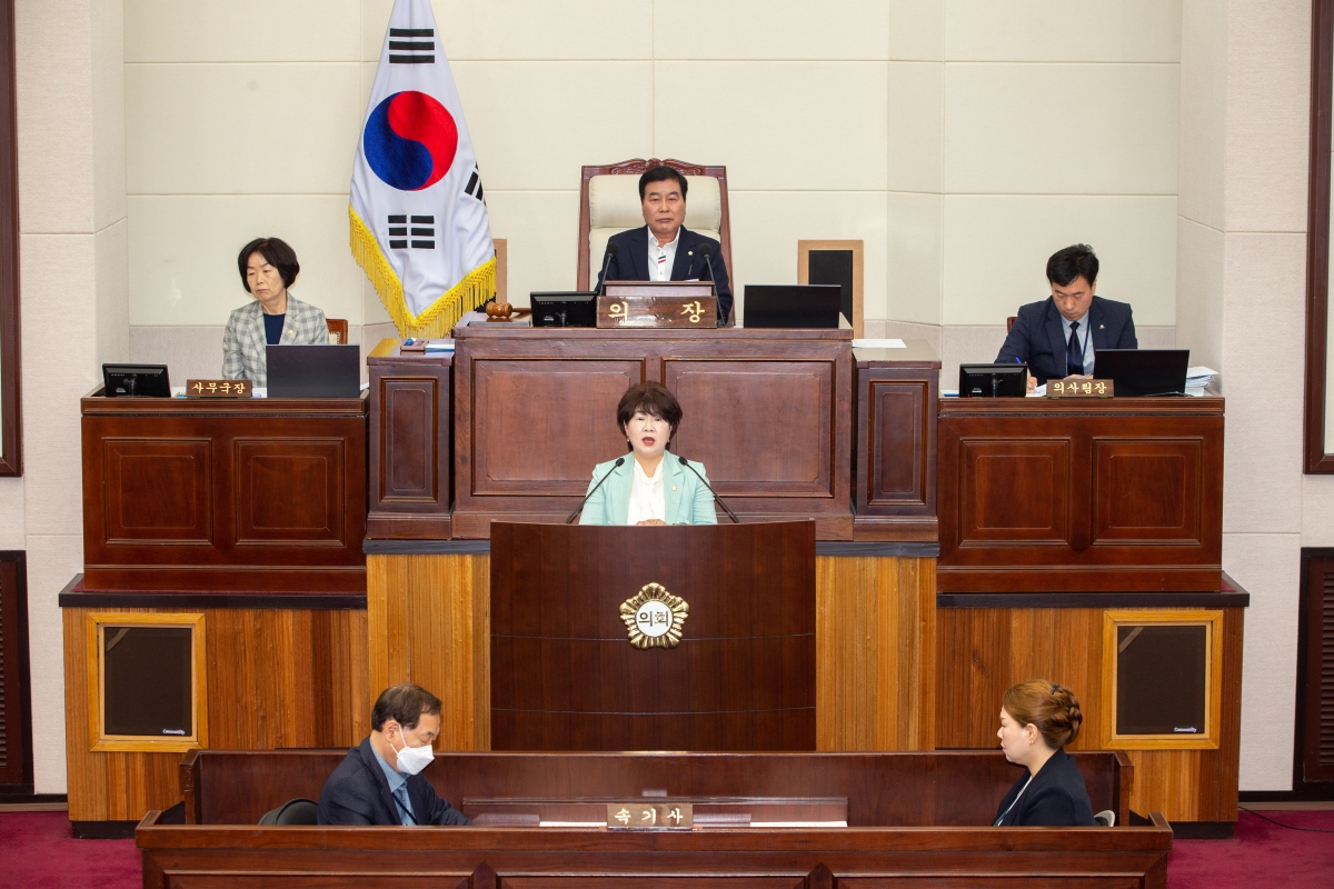 20230509-007[_P7U0874-제267회 임시회 제1차 본회의시 장미경 의원 5분 자유발언.JPG