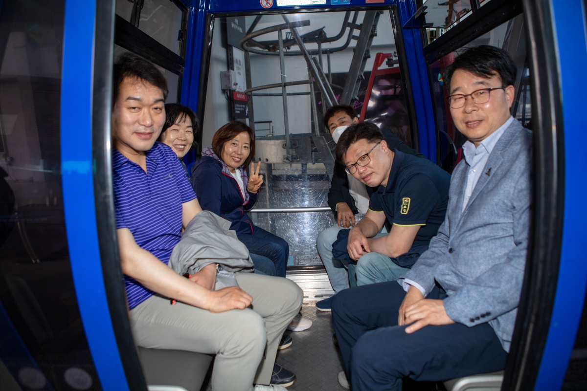 20230512-008[IMG_5086-제267회 임시회시 기획행정위원회 전남 여수시 해상케이블카 시설 체험.JPG