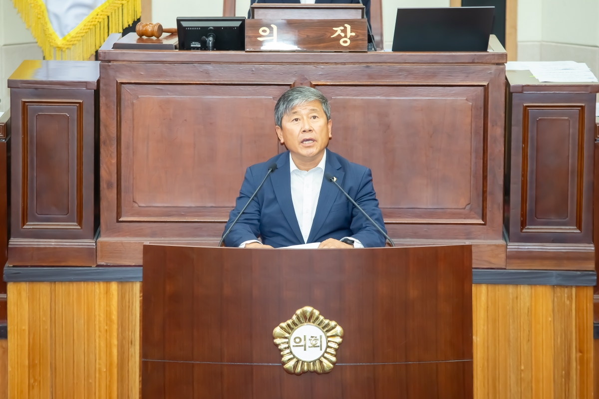 20240701-067[_P7U7214-제278회 임시회 제1차 본회의 제9대 후반기 부의장 선거시 양진오 의원 정견발표.jpg
