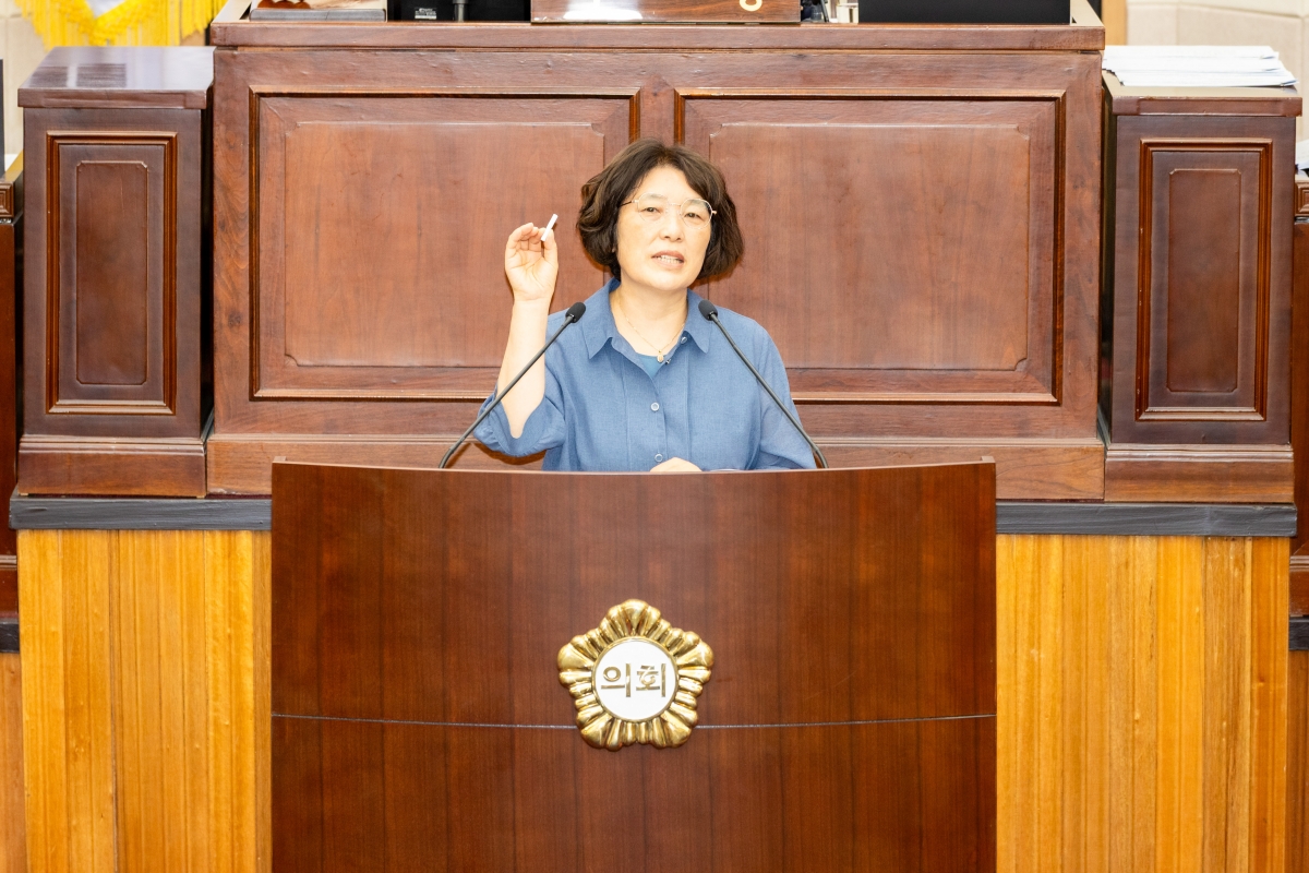 20250724-017[AMG_4840-1-제289회 임시회 제2차 본회의시 추은희 의원 5분 자유발언.JPG