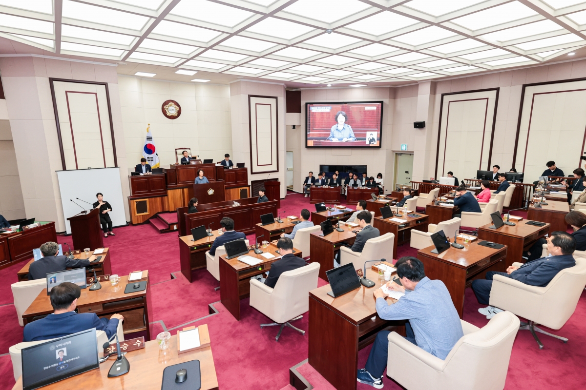 20250724-022[AMG_4855-1-제289회 임시회 제2차 본회의시 추은희 의원 5분 자유발언.JPG
