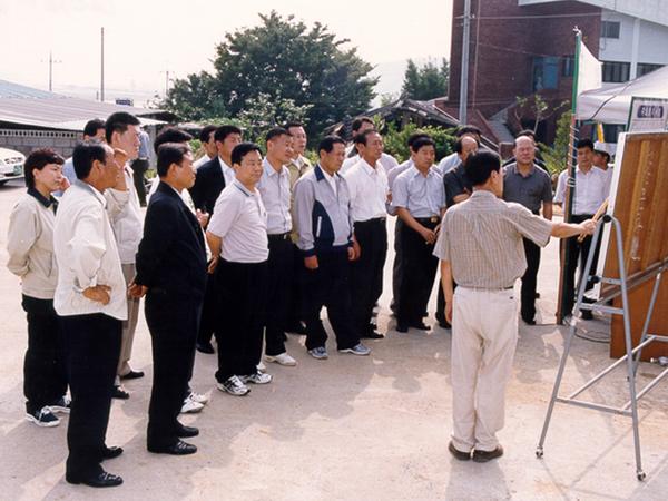 태풍(루사)으로 인한 피해지역 현장 방문