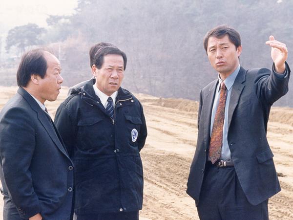 제4공단 조성 현장 방문