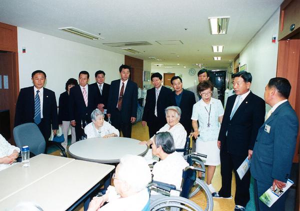 제102회 임시회시 충북 단양군 노인요양전문병원 방문