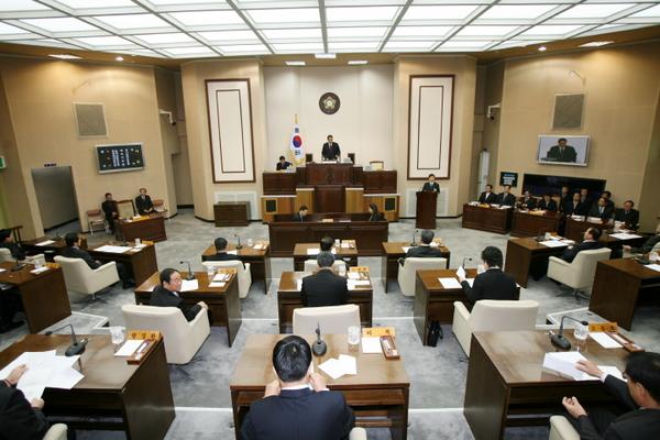 제111회 임시회 개회식