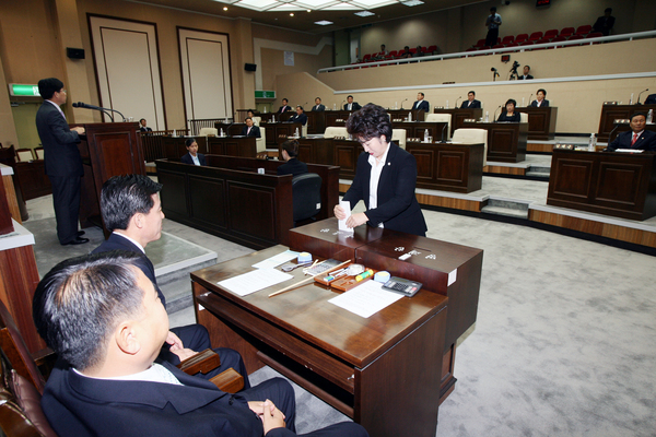 제115회 임시회 제1차 본회의 의장선거