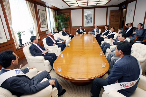 한국은행 구미지점 존치를 위해 한국은행 총재 면담