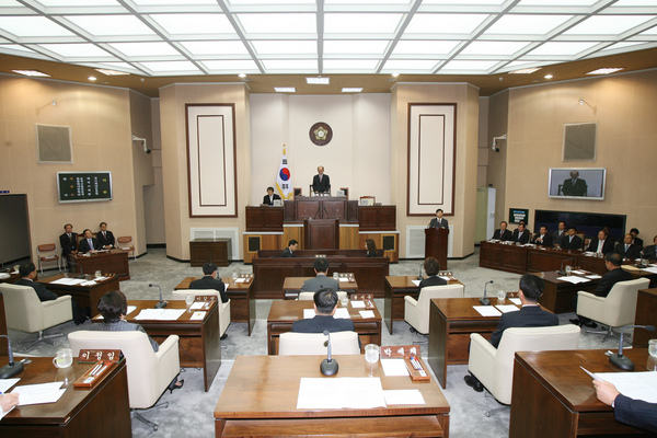 제119회 임시회 개회식