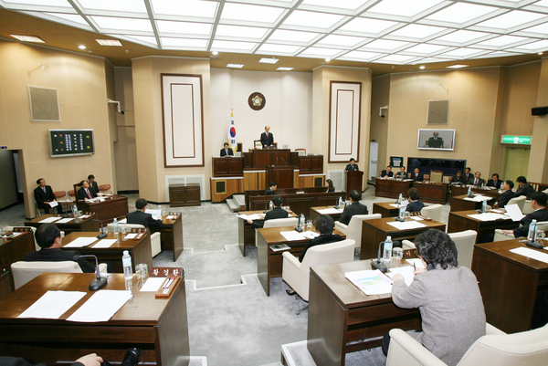 제121회 정례회 개회식