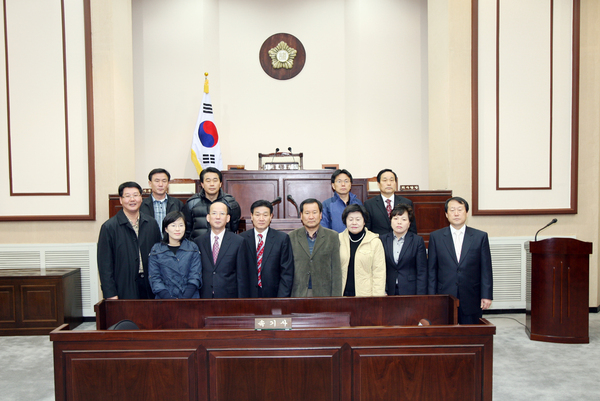 양산시의회 의장 일행 방문