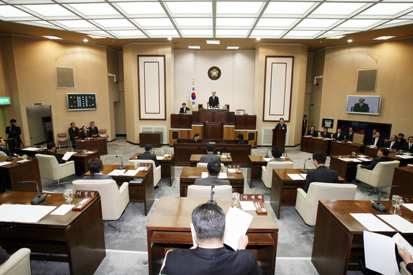 제123회 임시회 개회식