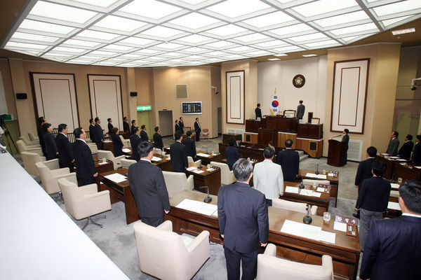 제125회 임시회 개회식