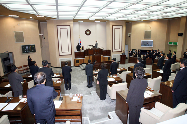 제127회 임시회 개회식
