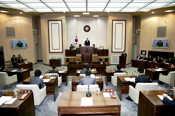 제129회 임시회 개회식