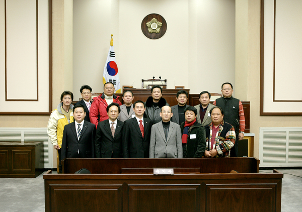 대만 명간청년회의소 회장단 일행 의회 방문