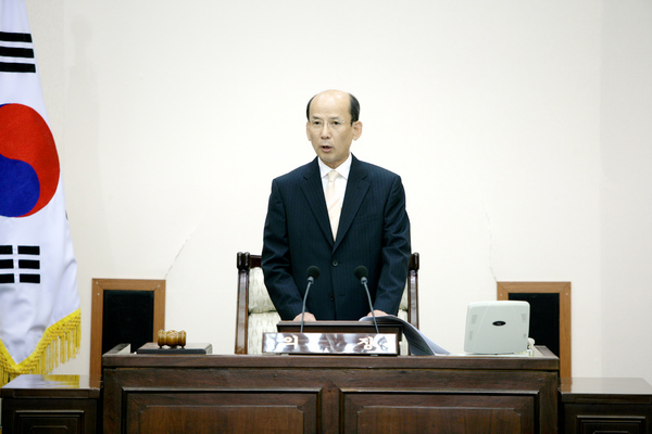 제132회 임시회 개회식