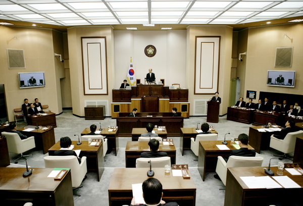 제132회 임시회 개회식