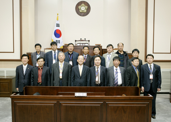 중국 새마을운동 시찰단 의회 방문