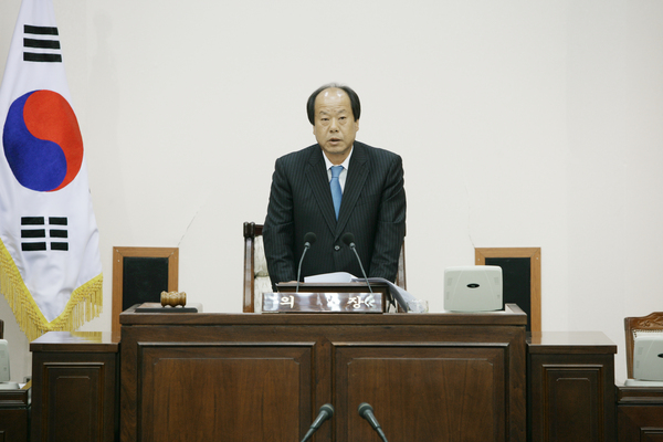 제138회 임시회 개회식