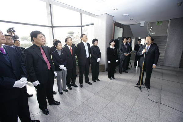 의정활동 동영상 제막식 참석