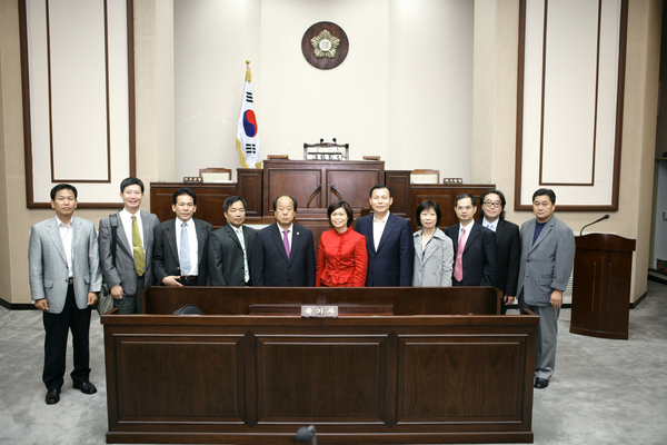 대만 중리시 부시장 일행 의회 방문
