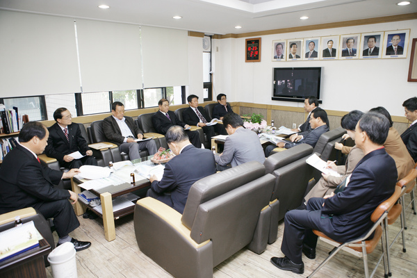 구미시 관내 농협조합장 의회 방문