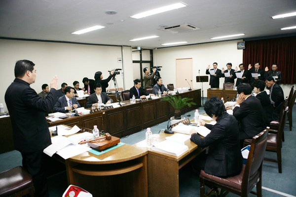 제148회 정례회시 산업건설위원회 행정사무감사 활동