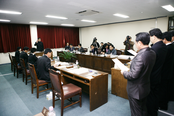 제148회 정례회시 산업건설위원회 행정사무감사 활동