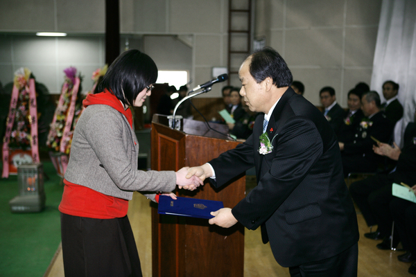 2009학년도 오상고등학교 졸업식 참석