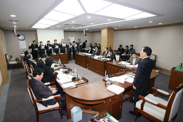 제158회 정례회시 산업건설위원회 활동