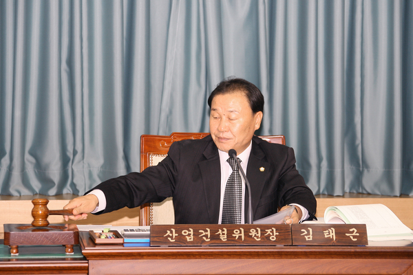 제158회 정례회시 산업건설위원회 활동