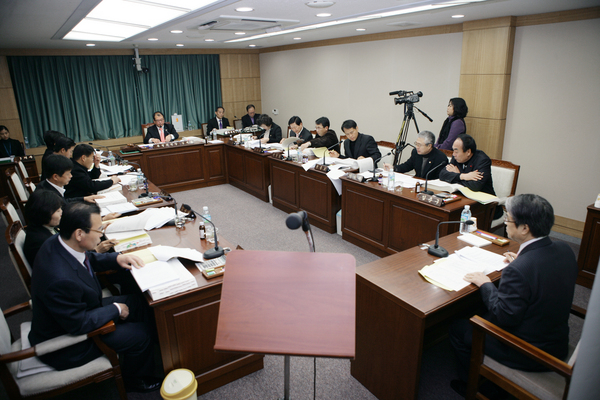 제158회 정례회 예산특별위원회 활동
