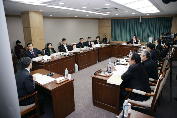 제158회 정례회 예산특별위원회 활동