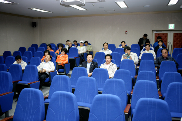 제161회 임시회시 산동면 환경자원화시설 방문