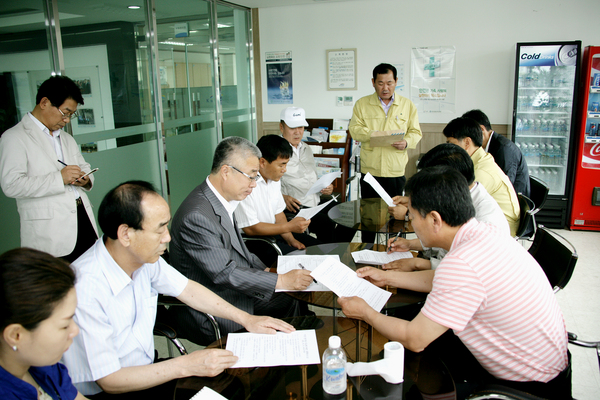 한국수자원공사 송수관 사고 현장 방문