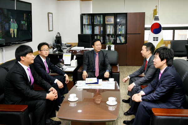 선산청년회의소 2012년도 회장단 방문