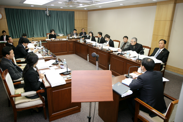 제166회 정례회 예산결산특별위원회 활동