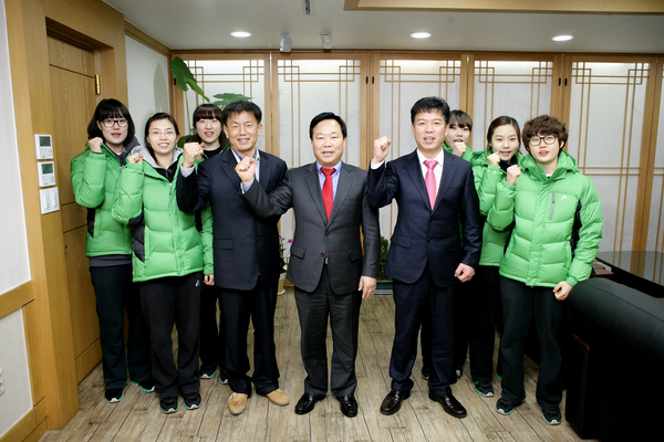 구미시청 운동선수단 볼링팀 의회 방문