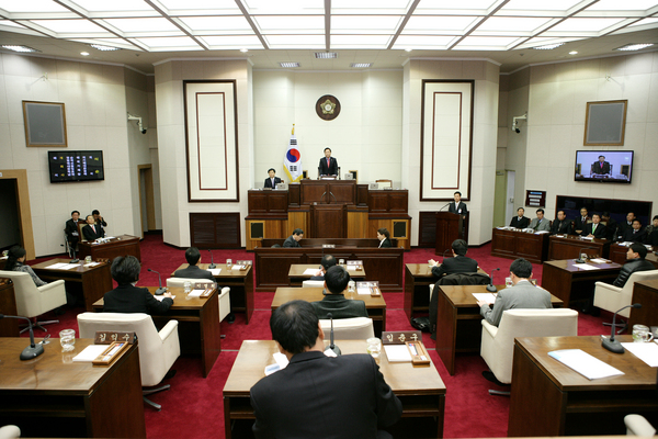 제167회 임시회 개회식