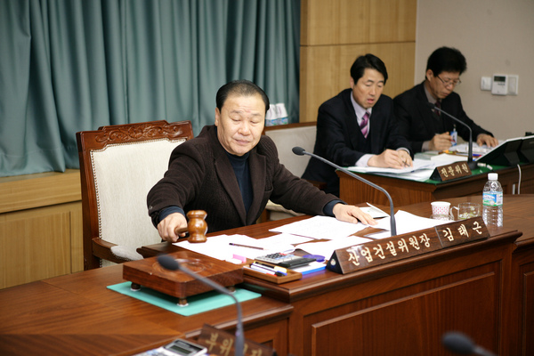 제167회 임시회시 산업건설위원회 활동