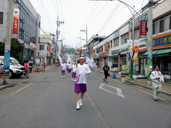 제50회 도민체전 금오산 성화 채화 및 성화 봉송