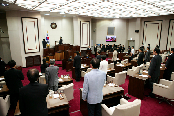 제170회 임시회 개회식