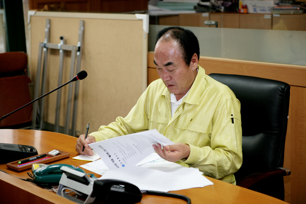 구미시 재난종합상황실 방문