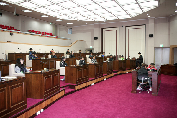 형남초등학교 어린이 회장단 방문