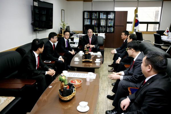 선산 JC 회장단 의회 방문