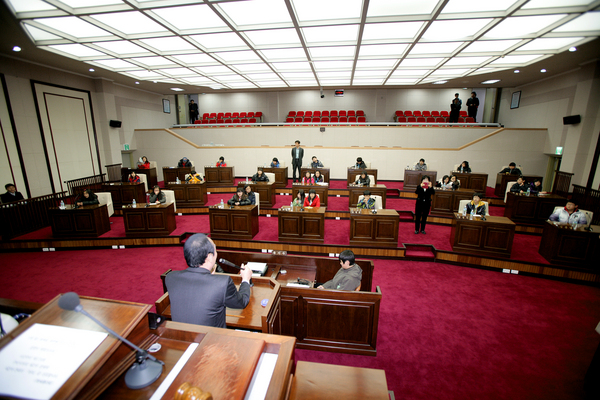 도봉초등학교 학생 일행 의회 방문